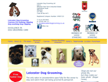 Tablet Screenshot of leicesterdoggrooming.co.uk